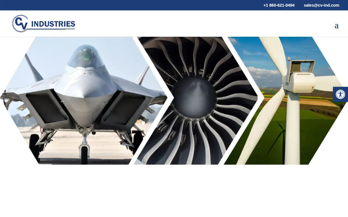 Homepage of C V Tool Company INC