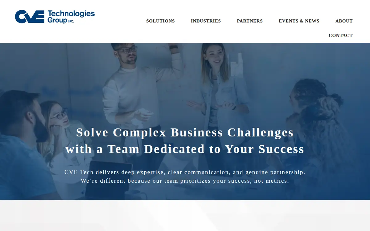 Homepage of Cve Technologies Group, INC.