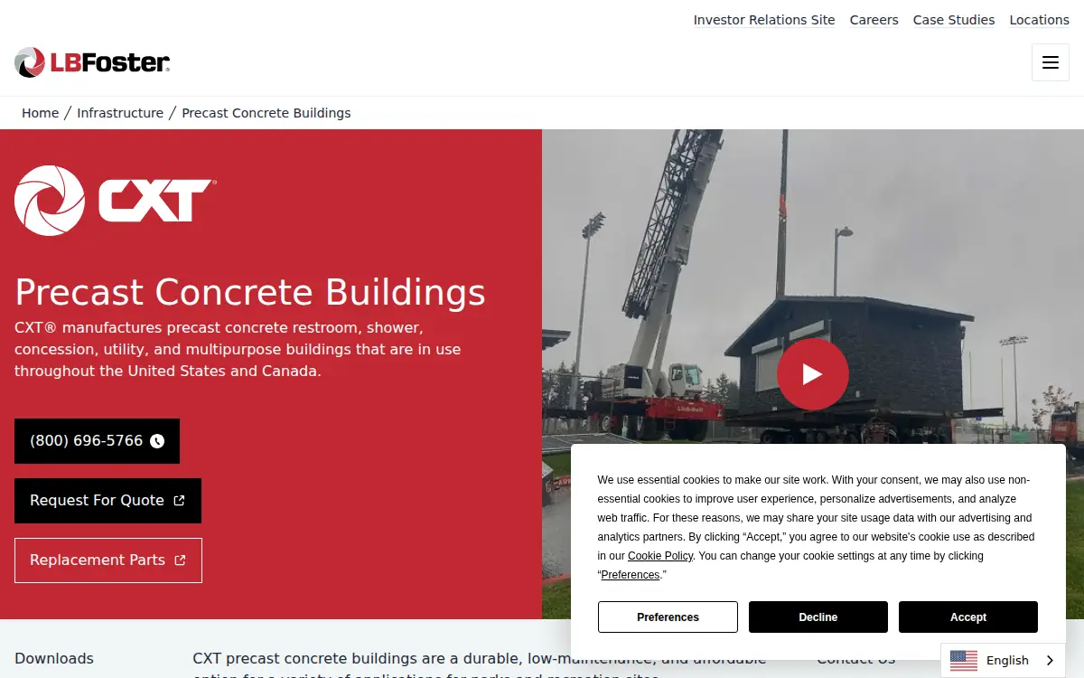 Homepage of Cxt INC