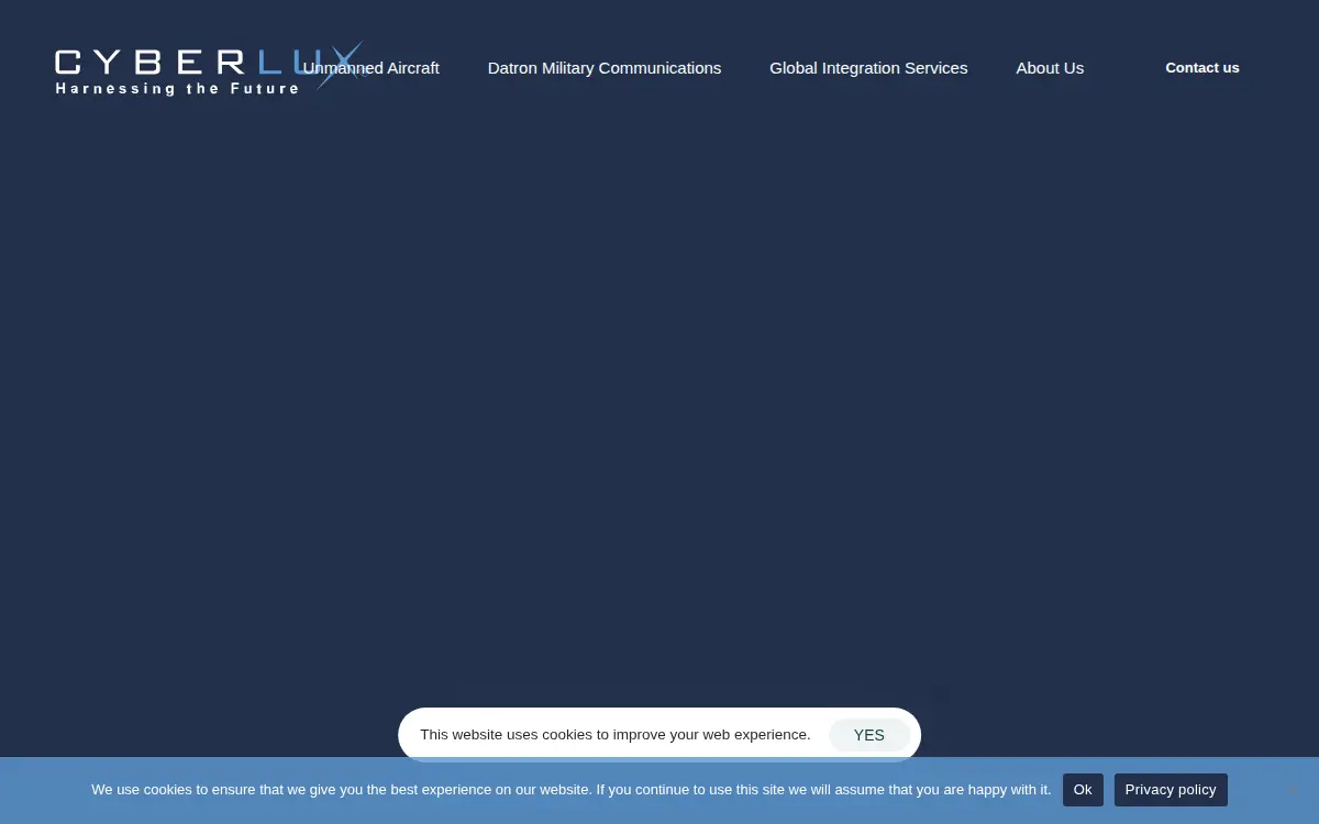 Homepage of Cyberlux CORP