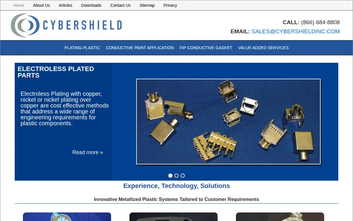 Homepage of Shieldcoat Technologies INC