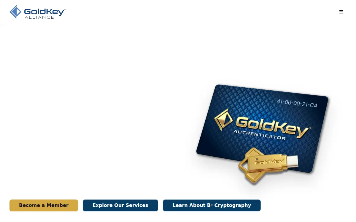 Homepage of Gold Security Corporation