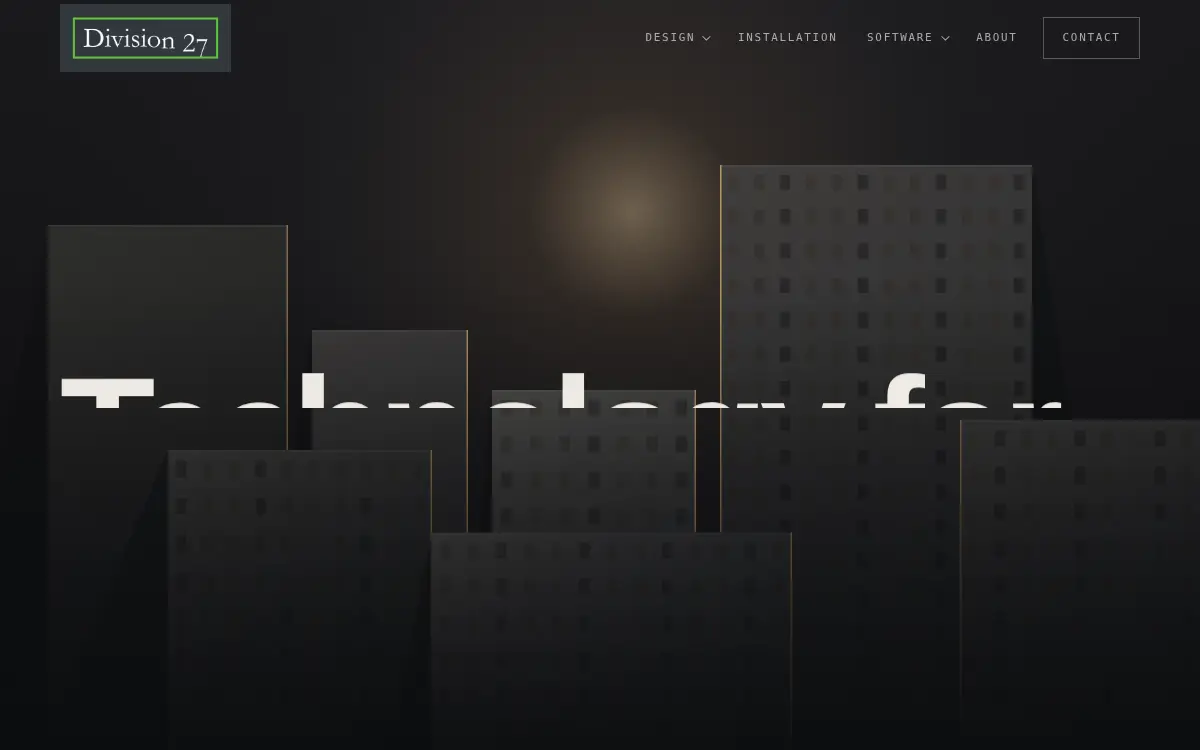 Homepage of Division 27, LLC