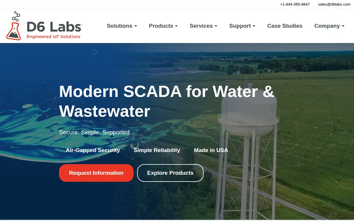 Homepage of Digital Six Laboratories, INC.