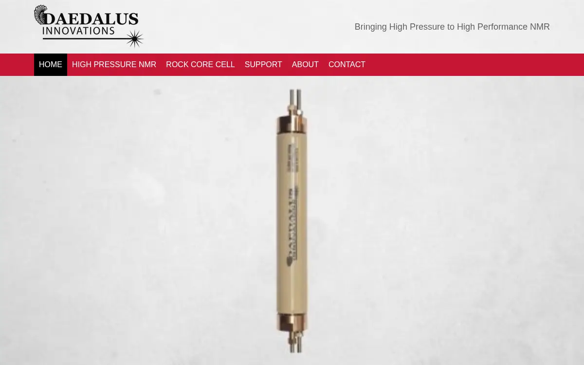 Homepage of Daedalus Innovations LLC
