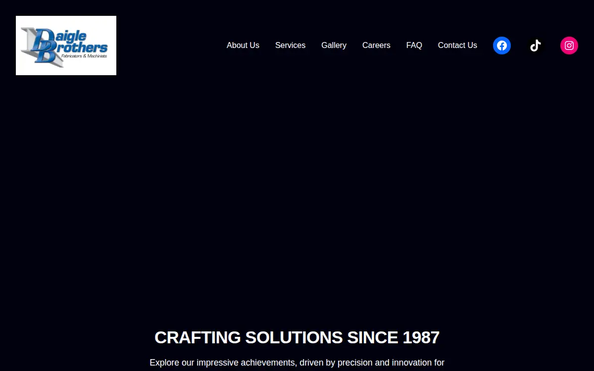 Homepage of Daigle Brothers, INC.