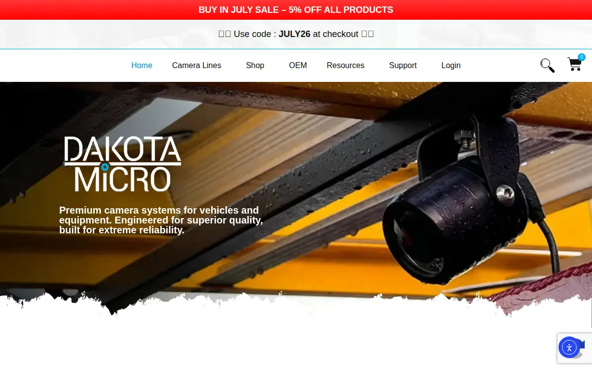 Homepage of Dakota Micro, INC.