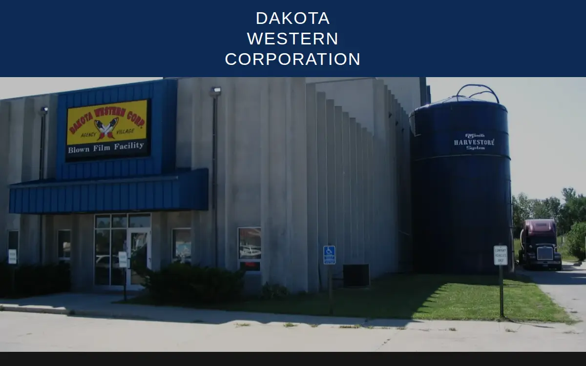 Homepage of Dakota Western CORP of the Lake Traverse Reservation