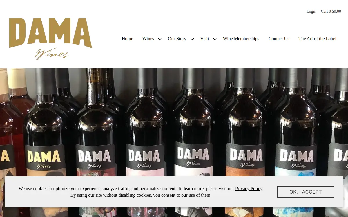 Homepage of Tuuri Wines LLC