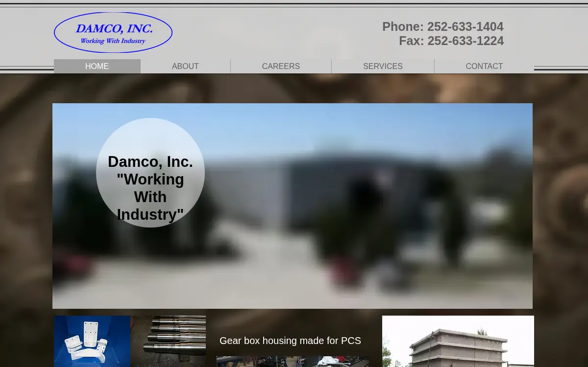 Homepage of Damco, INC