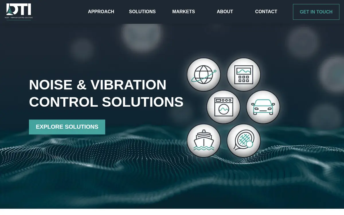 Homepage of Damping Technologies INC