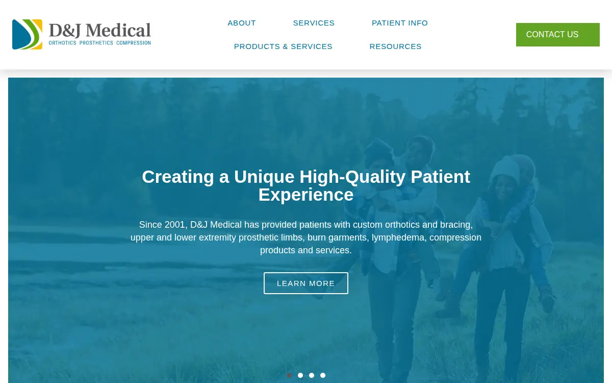 Homepage of D & J Sales CO LLC