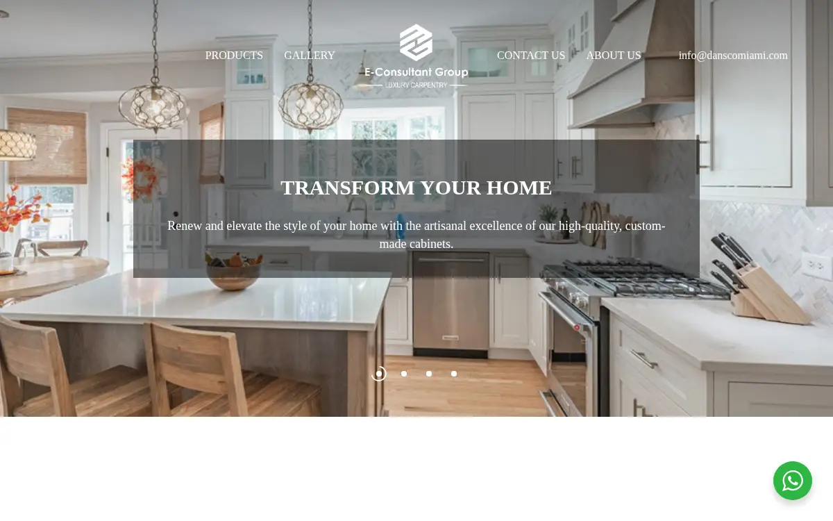 Homepage of E-consultant Group LLC