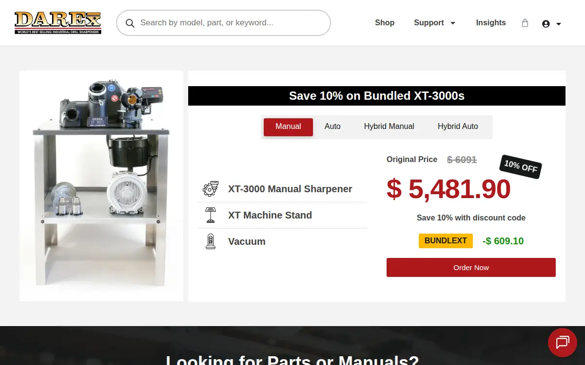 Homepage of Darex Ind, INC.