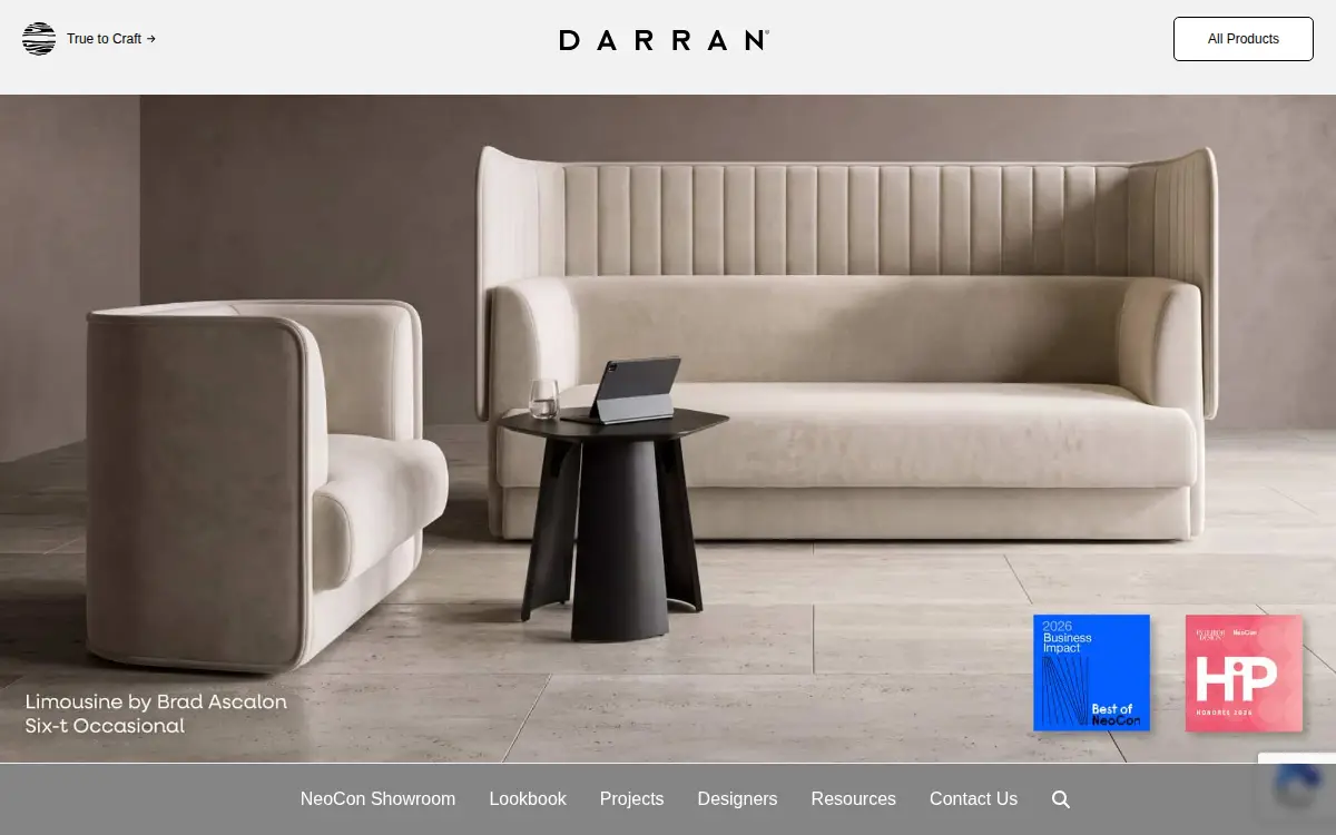 Homepage of Dar-ran Furniture Industries INC