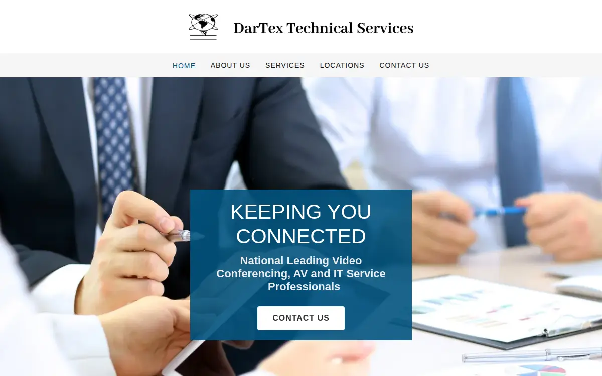 Homepage of Dartex Technical Services LLC