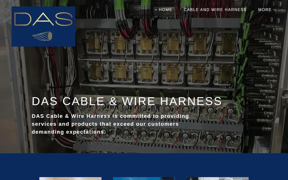 Homepage of Das Cable & Wire Harness LLC