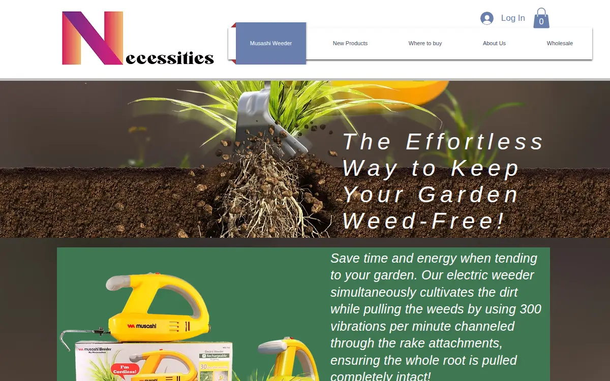 Homepage of Day to Day Necessities LLC