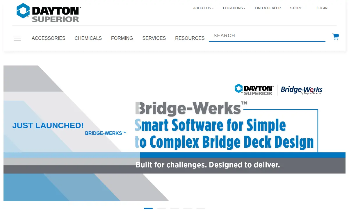 Homepage of Dayton Superior Corporation