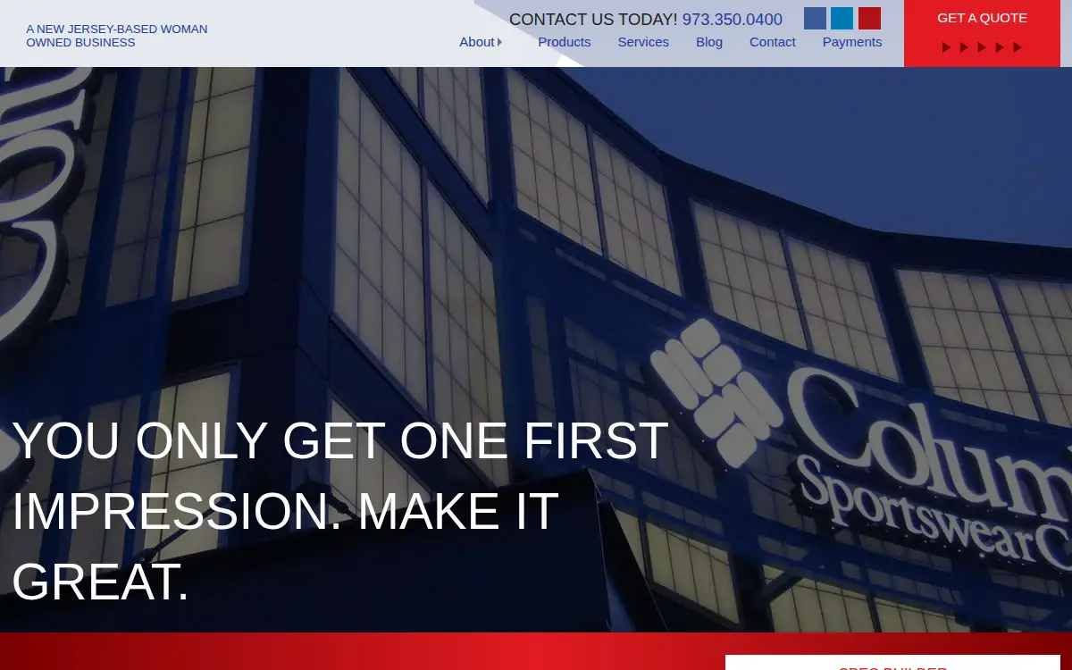Homepage of Dci Signs & Awnings, INC.