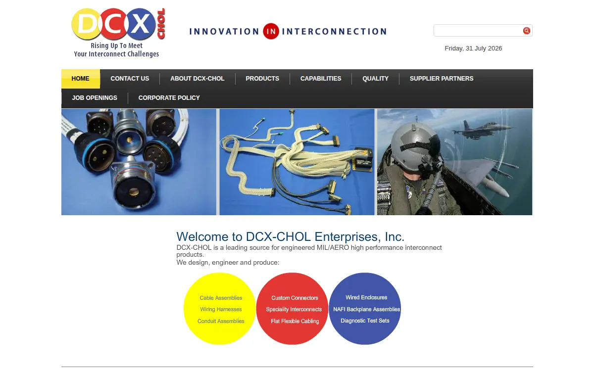 Homepage of Dcx-chol Enterprises, INC.