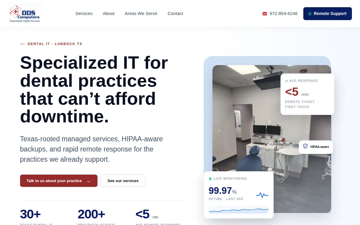 Homepage of Dds Computers, LLC