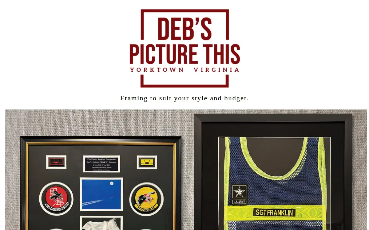 Homepage of Deb's Picture This, INC.