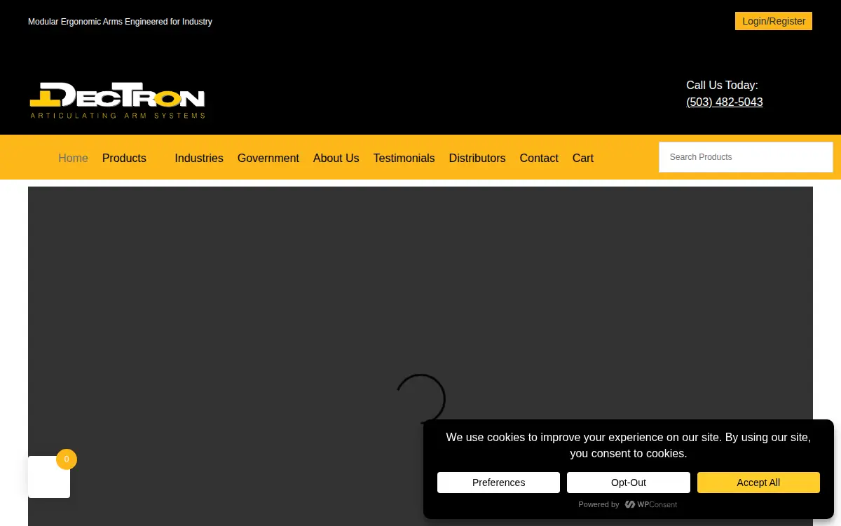 Homepage of Dectron LLC