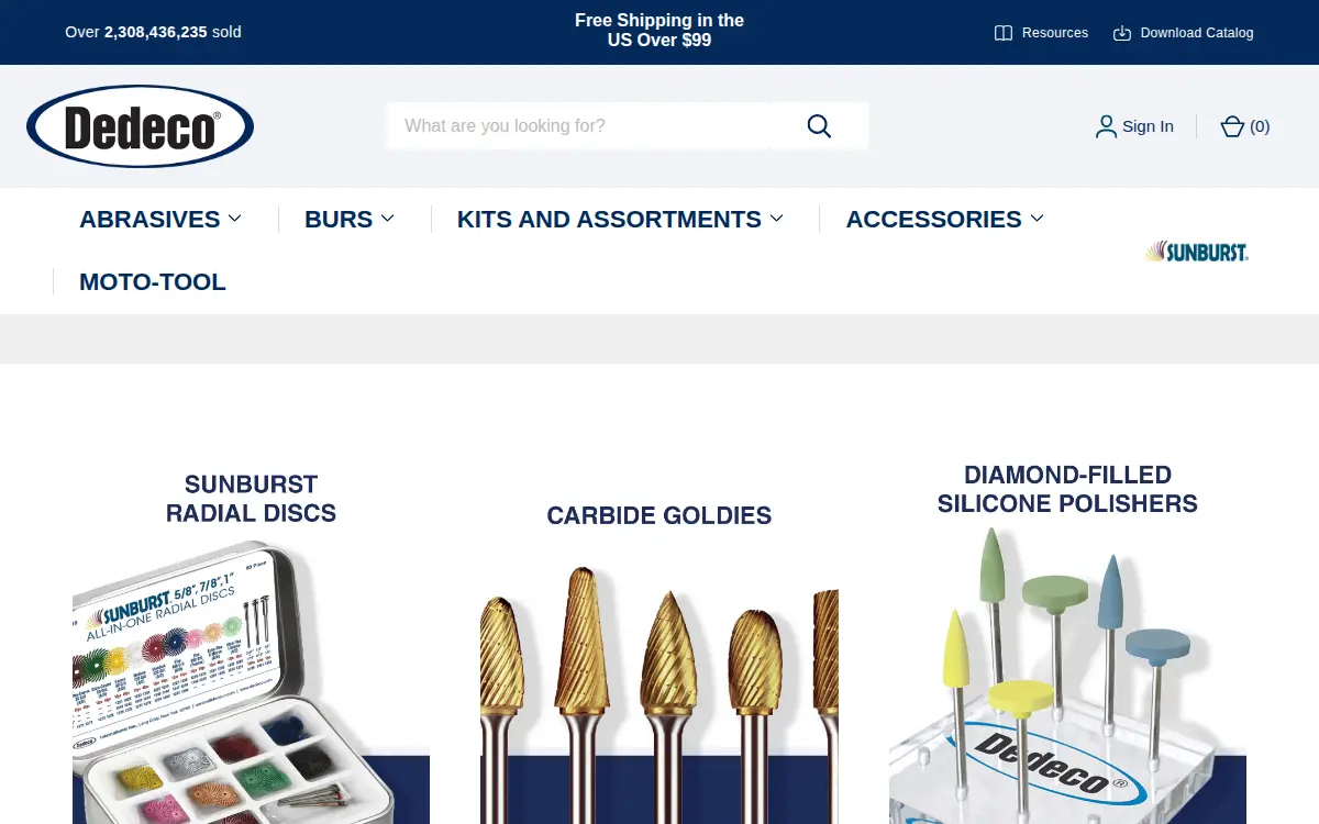 Homepage of Dedeco International INC