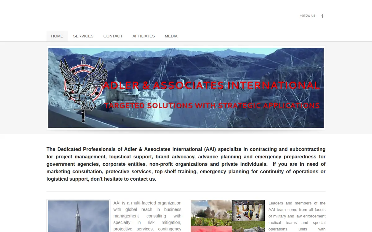 Homepage of Adler & Associates International