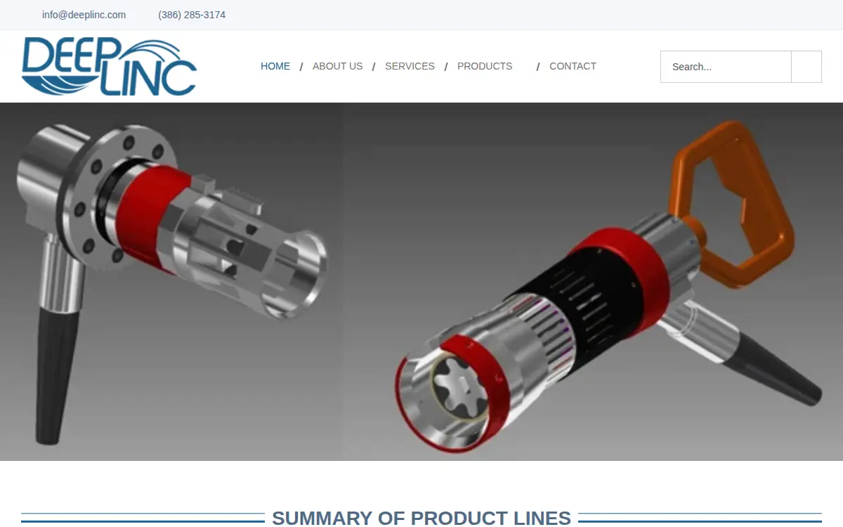 Homepage of Deeplinc, INC.