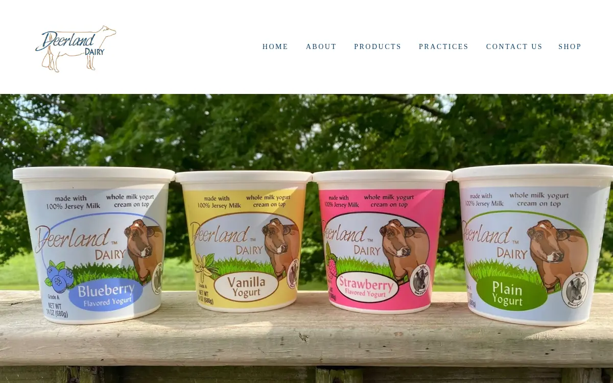 Homepage of Deerland Dairy LLC