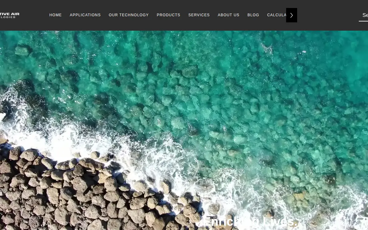 Homepage of Innovative Air Technologies, INC.