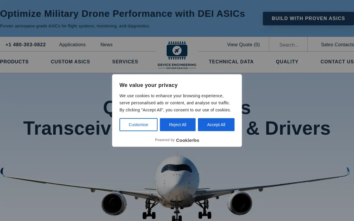 Homepage of Device Engineering INC