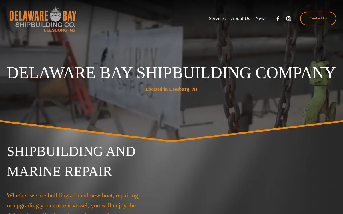 Homepage of Delaware Bay Ship Building Company LLC