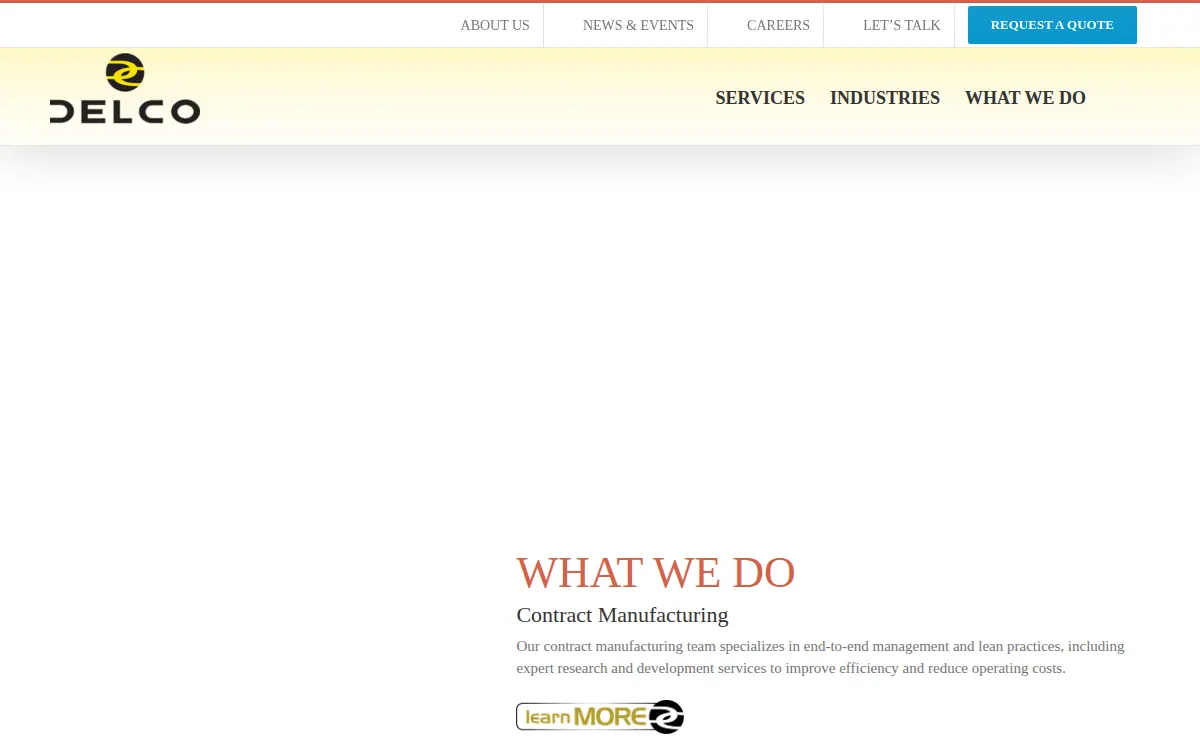 Homepage of Delco LLC
