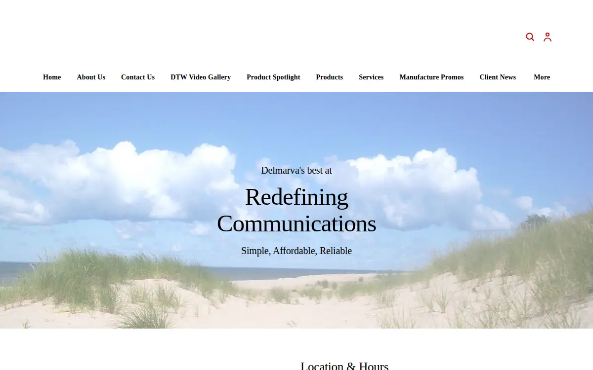 Homepage of Delmarva Two-way Radio, INC.