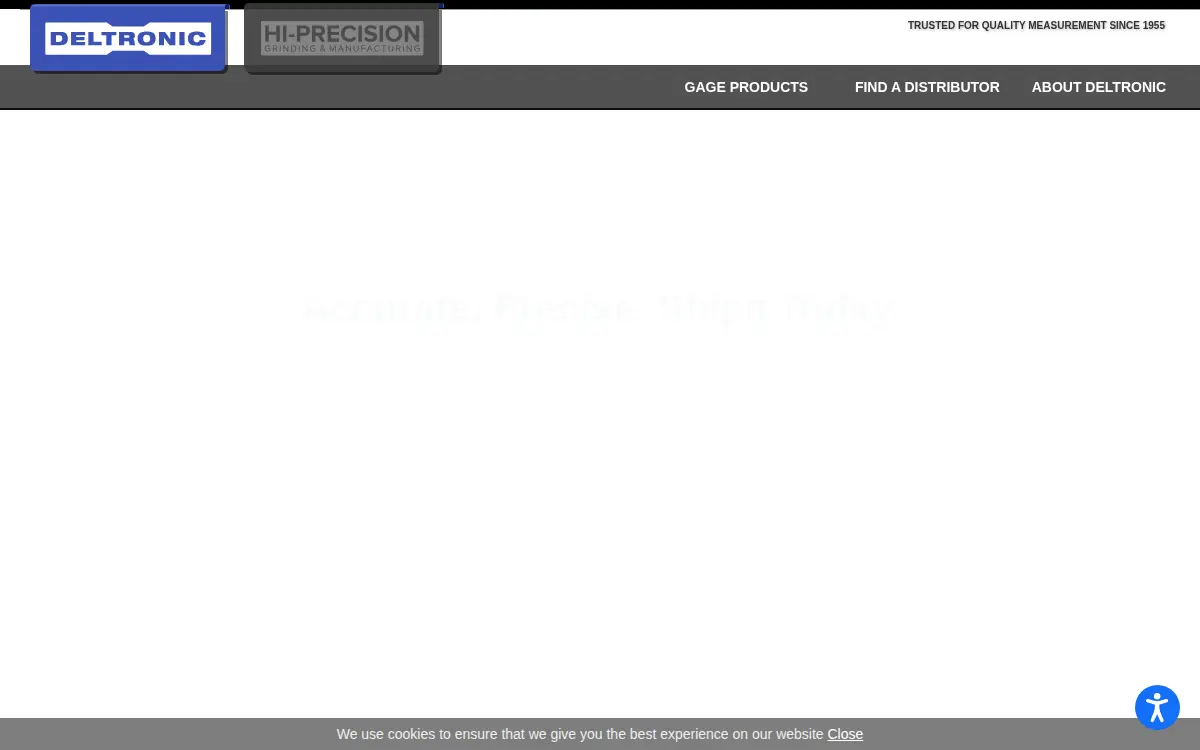 Homepage of Deltronic CORP