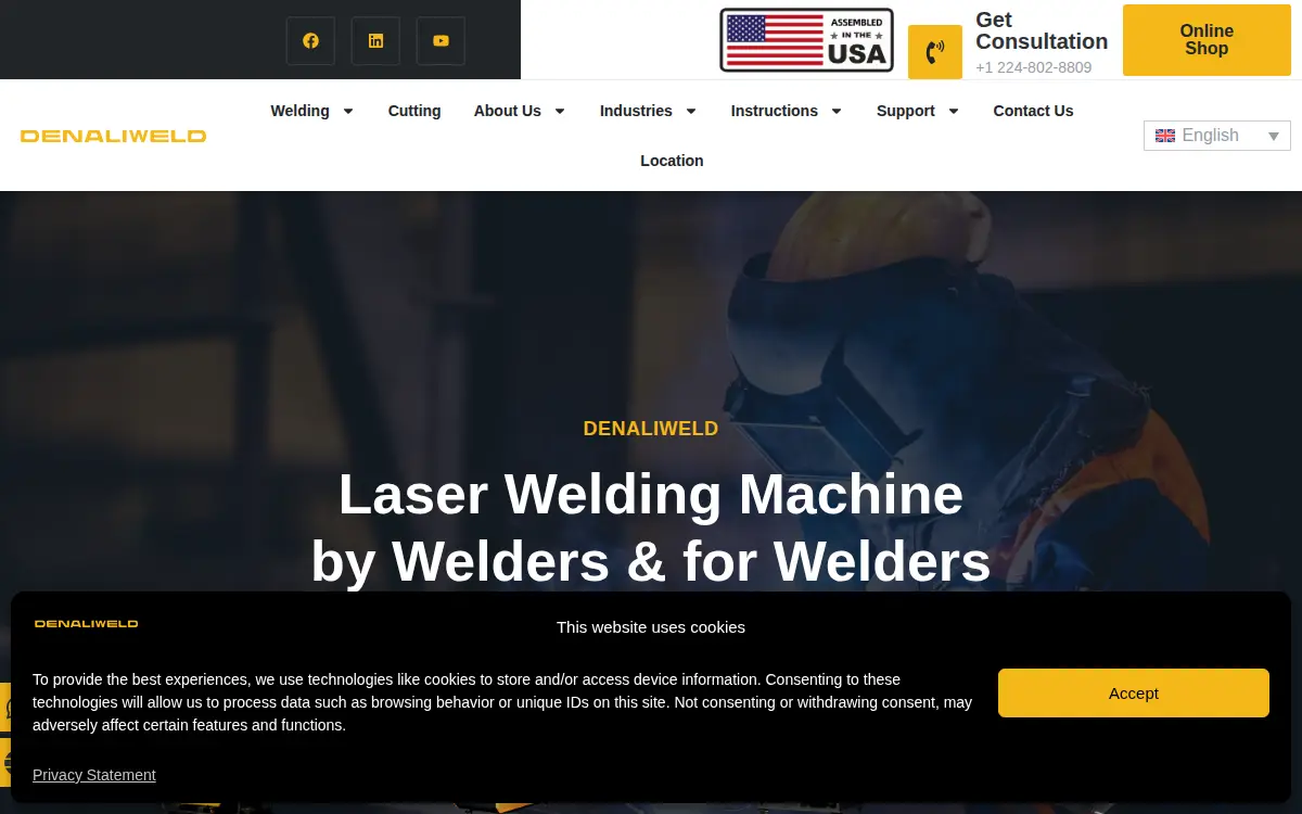 Homepage of Denaliweld INC.