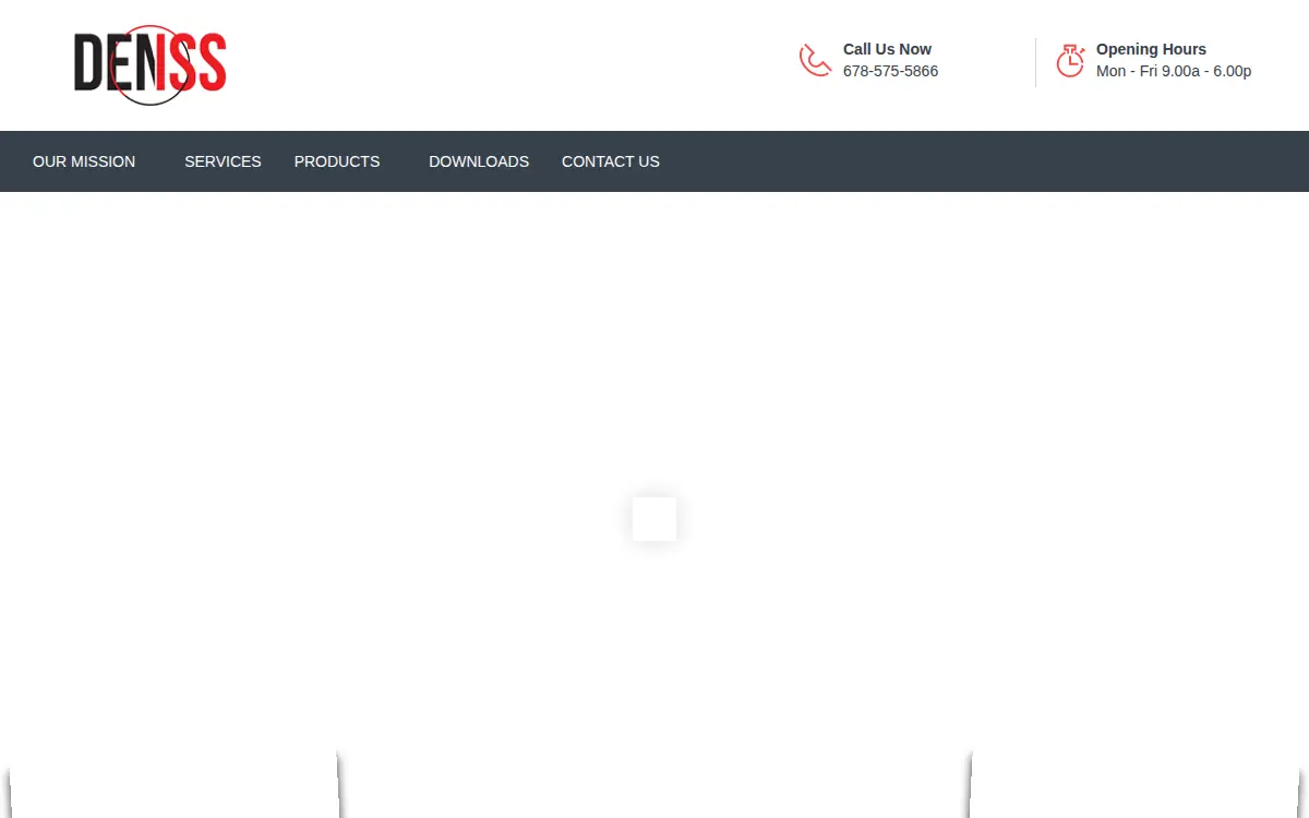 Homepage of Deneal Industrial Sales & Services LLC