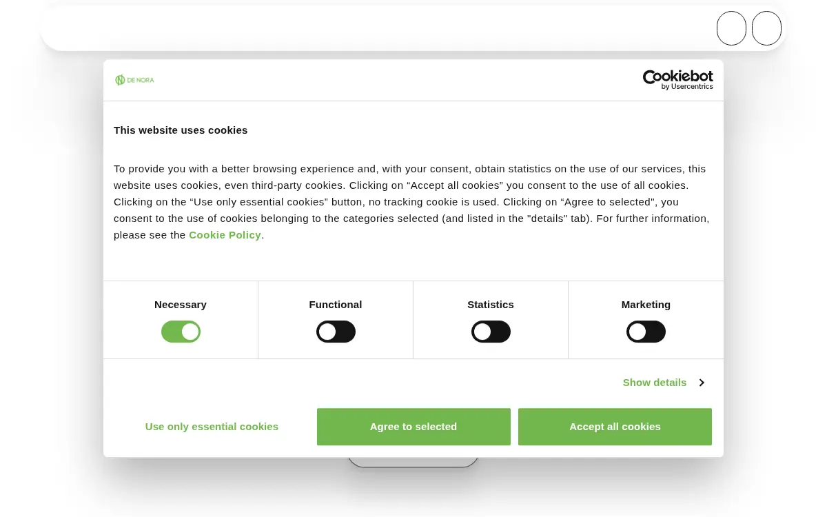 Homepage of De Nora Tech, LLC