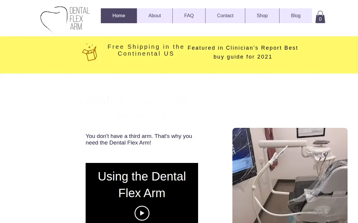 Homepage of Innovative Dental Technologies, INC
