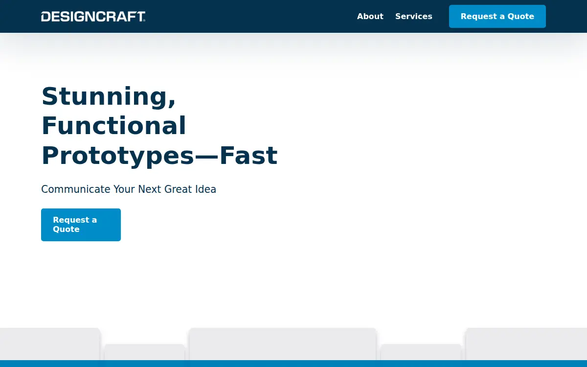 Homepage of Designcraft, INC