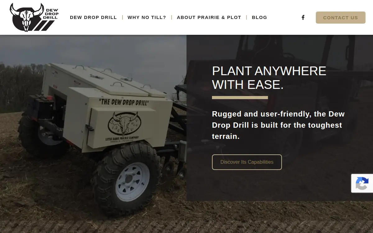 Homepage of Prairie & Plot Specialty Equipment LLC