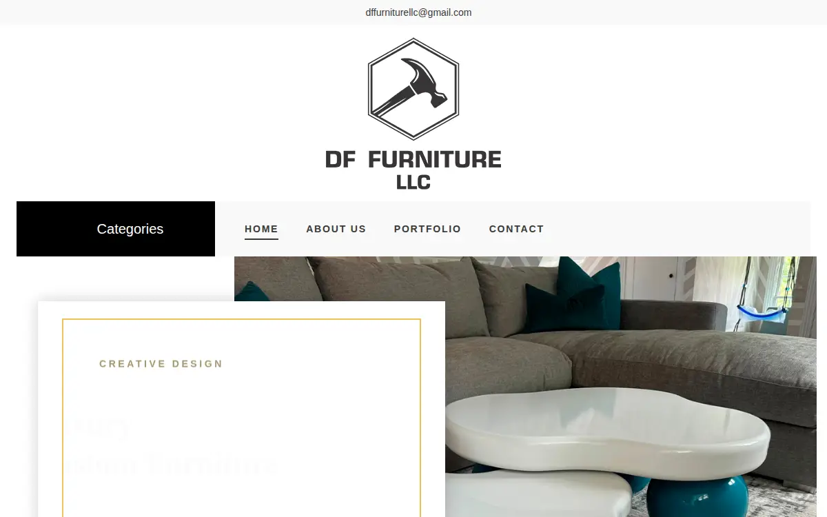 Homepage of Df Furniture LLC