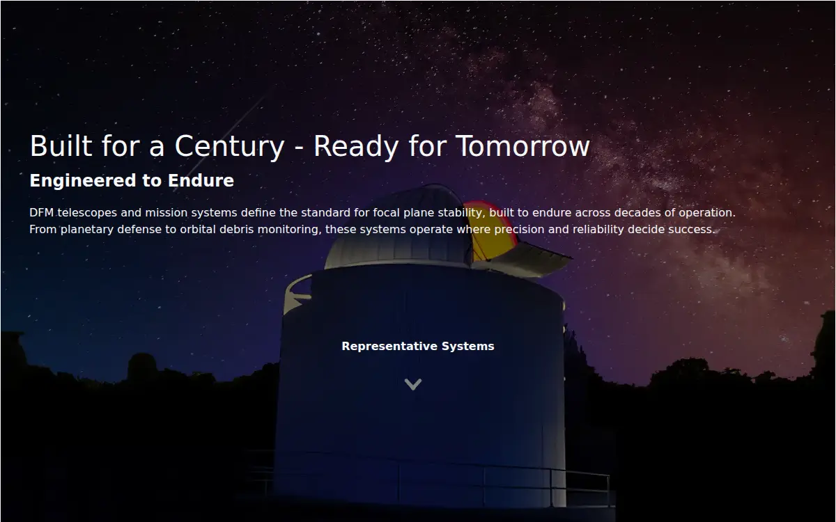 Homepage of Dfm Engineering, INC.