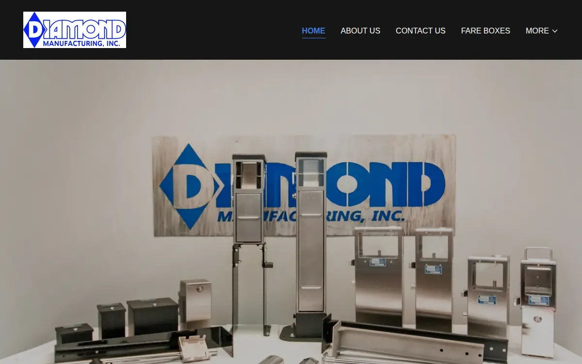 Homepage of Diamond Manufacturing INC