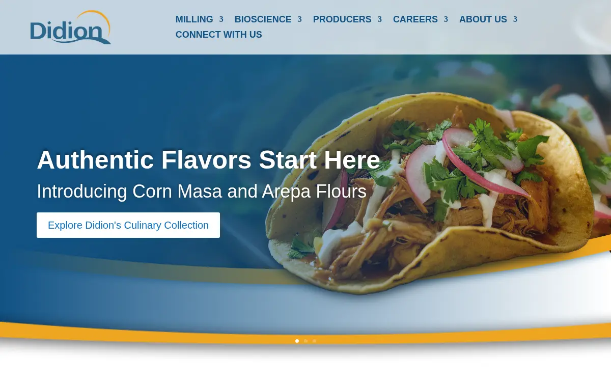Homepage of Didion Milling, INC.