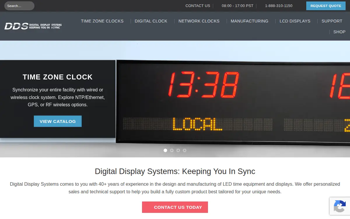 Homepage of Digital Display Systems INC