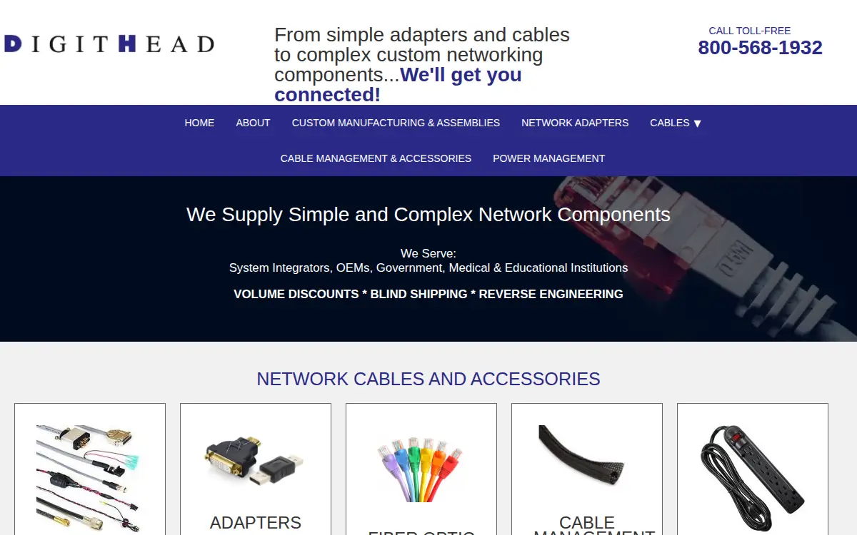 Homepage of Digithead INC
